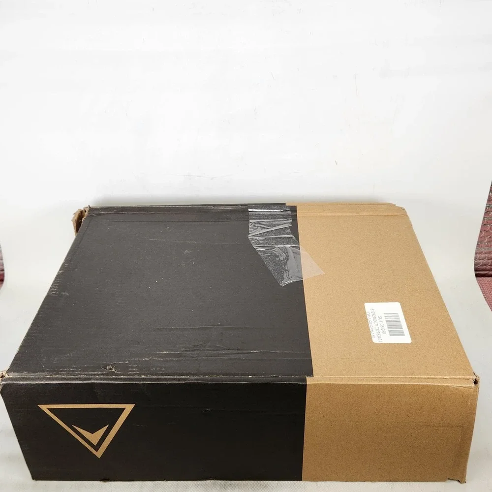 Vance Co. Denver Boots Men Size 11 Brown Faux Leather Lace Up Lug Sole